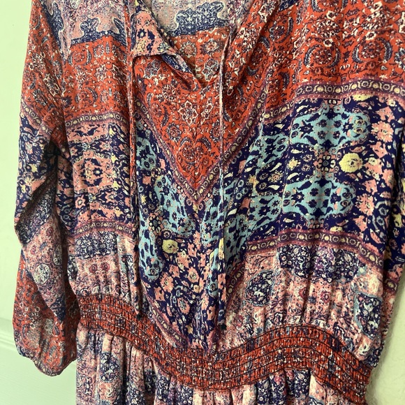 Lucky Brand live Love multicolor tunic peasant style Dress
Boho Style - Picture 3 of 6